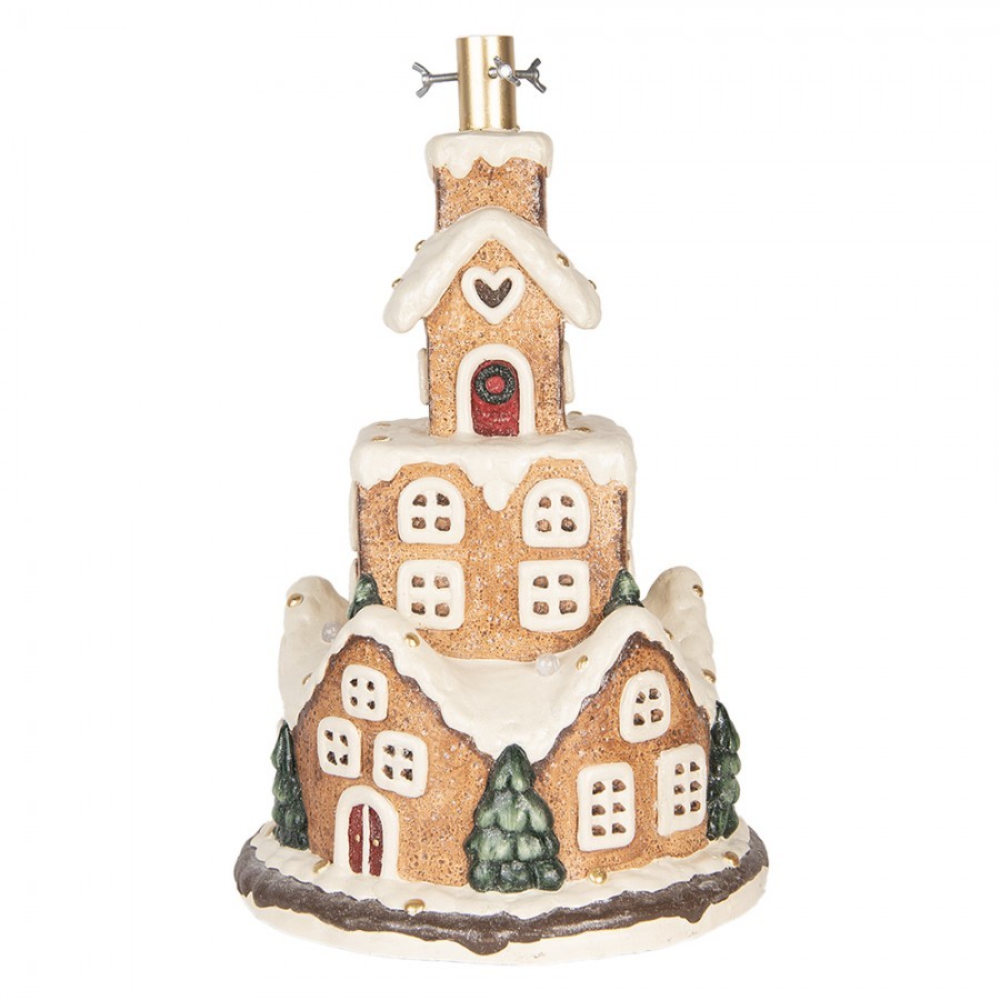 Stojan na stromek věž z chaloupek Christmas Tree - Ø 35*57 cm 
