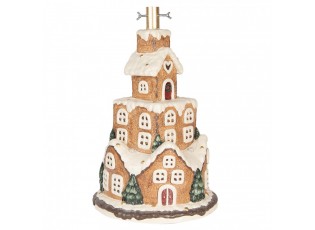 Stojan na stromek věž z chaloupek Christmas Tree - Ø 35*57 cm 