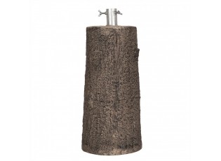 Hnědý stojan na stromek ve tvaru pařezu Christmas Tree - Ø 23*52 cm