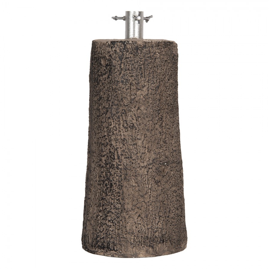 Hnědý stojan na stromek ve tvaru pařezu Christmas Tree - Ø 23*52 cm