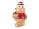Keramická dóza perníček Gingerbread Man - 17*14*24 cm Clayre & Eef