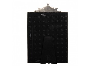 Zlatý antik fotorámeček s korunkou a zrcátky - 17*2*26 cm / 13*18 cm