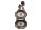 Stříbrný antik 2ks fotorámeček na zavěšení - 14*3*27 cm / 9*7 cm Clayre & Eef