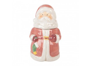 Keramická dóza Santa Claus - Ø 15*26 cm