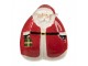 Dezertní keramický talířek Santa Claus - 20*16*4 cm Clayre & Eef
