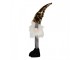 Christmas Decoration With LED Lighting Gnome 8x12x56 Cm Gold Colored Synthetic - 8.0 cm Clayre & Eef