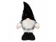 Christmas Decoration With LED Lighting Gnome 10x15x38 Cm Black Synthetic - 10.0 cm Clayre & Eef