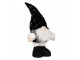 Christmas Decoration With LED Lighting Gnome 10x15x38 Cm Black Synthetic - 10.0 cm Clayre & Eef