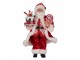 Christmas Decoration Figurine Santa Claus 16x8x28 Cm Red Textile - 16.0 cm Clayre & Eef