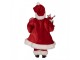 Christmas Decoration Figurine Santa Claus 16x8x28 Cm Red Textile - 16.0 cm Clayre & Eef