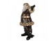 Christmas Decoration Figurine Santa Claus 58x33x76 Cm Red Gold Colored Plastic - 58.0 cm Clayre & Eef