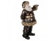 Christmas Decoration Figurine Santa Claus 58x33x76 Cm Red Gold Colored Plastic - 58.0 cm Clayre & Eef