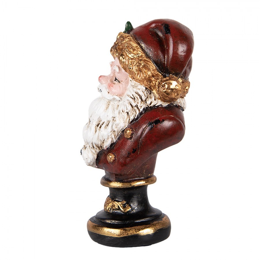Dekorace bysta Santa - 9*8*15 cm