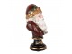 Dekorace bysta Santa - 9*8*15 cm Clayre & Eef