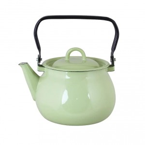 Zelená varná smaltovaná konvice Emil´s Enamel Green - Ø 19 * 16,5 cm / 2,5L