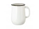 Bílý smaltovaný džbán Emil´s Enamel Offwhite - Ø 14,5*20 cm / 2,5L Strömshaga