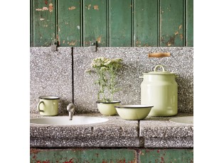 Zelená smaltovaná konvice na mléko Emil´s Enamel Green - Ø 16*22 cm / 3 L