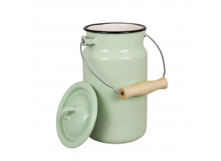 Zelená smaltovaná konvice na mléko Emil´s Enamel Green - Ø 14,5*20 cm / 2L