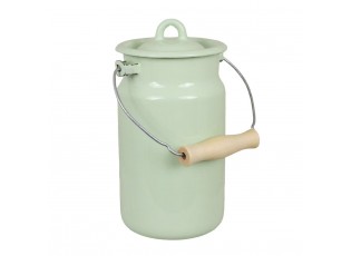 Zelená smaltovaná konvice na mléko Emil´s Enamel Green - Ø 14,5*20 cm / 2L