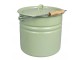 Zelený smaltovaný kbelík s víkem Emil´s Enamel Green - Ø 28*27 cm / 12L Strömshaga