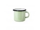 Zelený smaltovaný hrnek Emil´s Enamel Green - Ø 9*8 cm / 0,4L Strömshaga