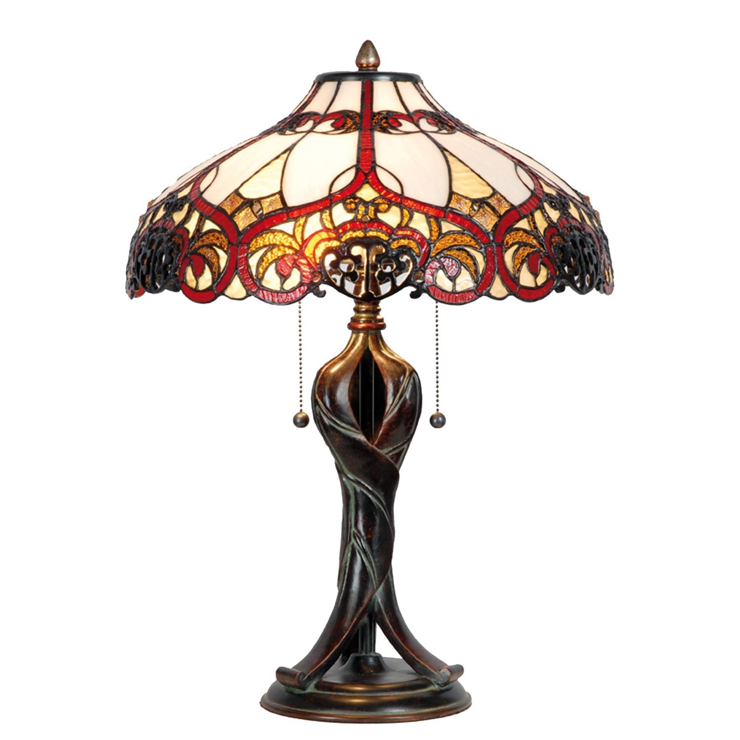 Stolní lampa Tiffany - Ø 41*56 cm  Clayre & Eef