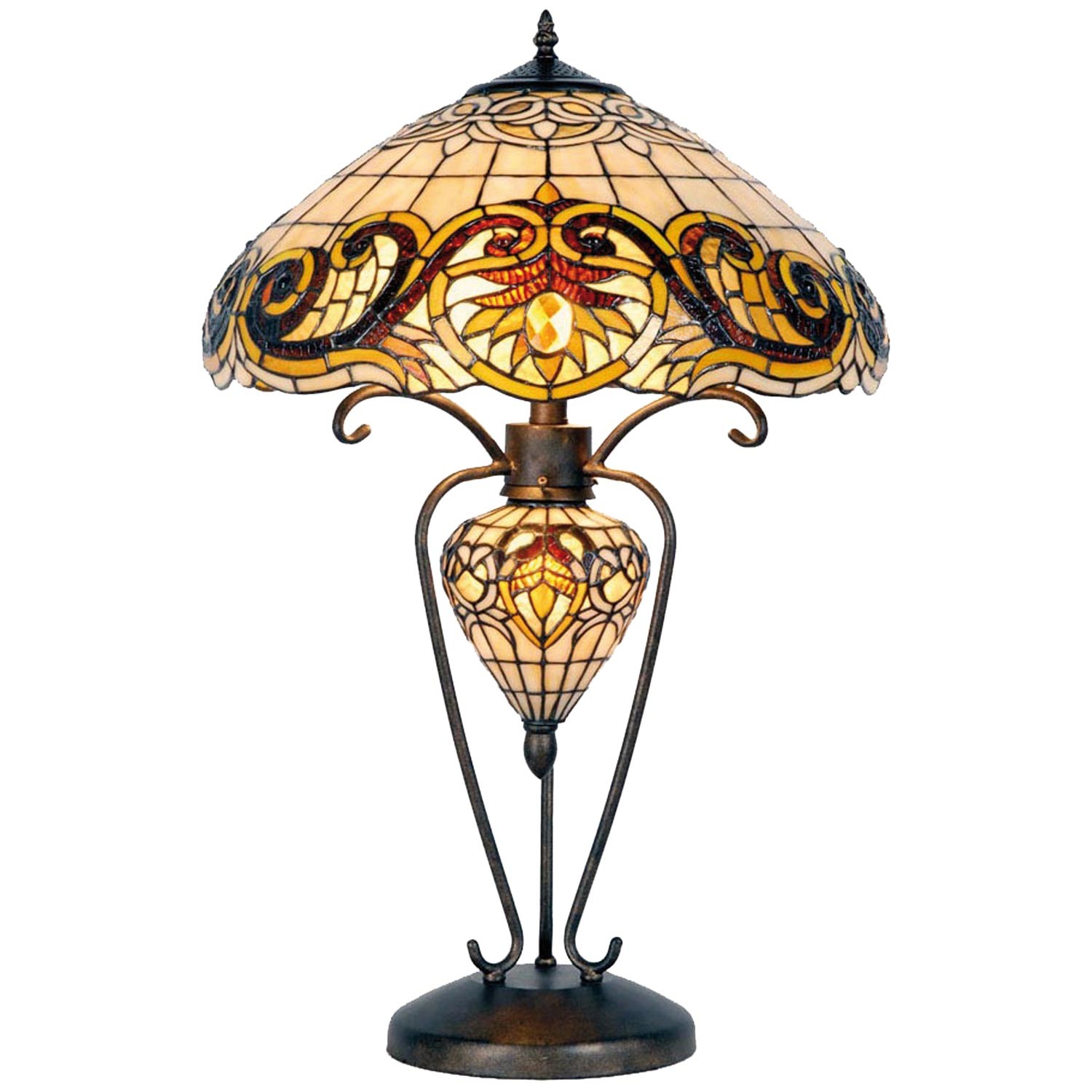 Stolní lampa Tiffany - Ø 46*76 cm