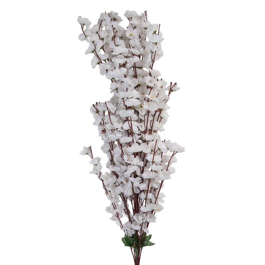 Artificial Flower 100 Cm White Plastic - 15*10*100 cm