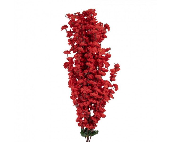 Artificial Flower 100 Cm Red Plastic - 15*10*100 cm Clayre & Eef