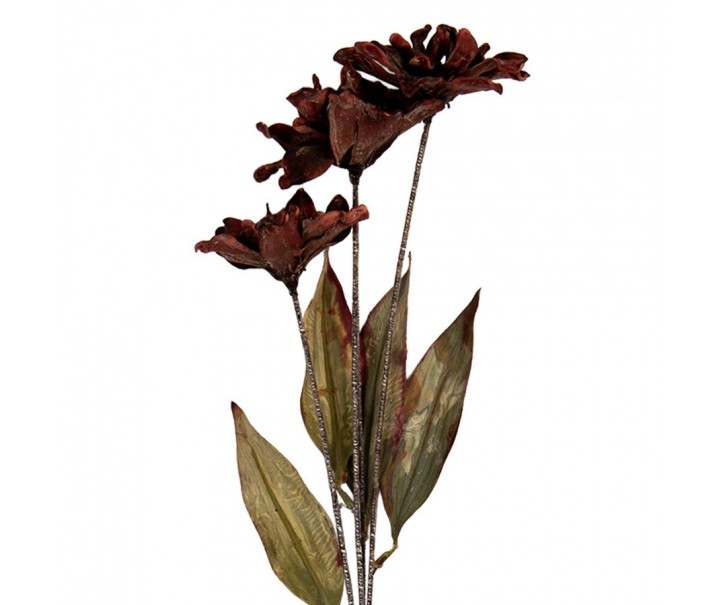 Artificial Flower 60 Cm Brown Plastic - 8*5*60 cm Clayre & Eef