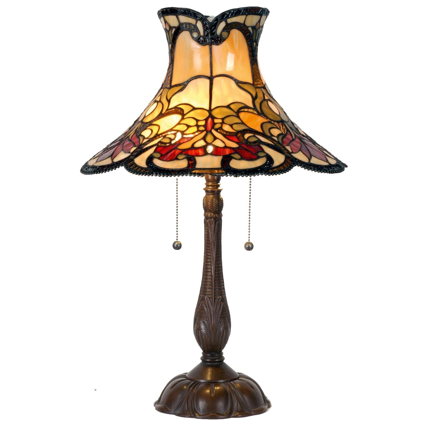 Stolní lampa Tiffany Hat - Ø 51*66 cm   Clayre & Eef