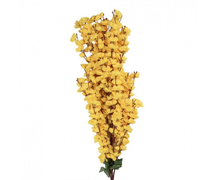 Artificial Flower 100 Cm Yellow Plastic - 15*10*100 cm Clayre & Eef