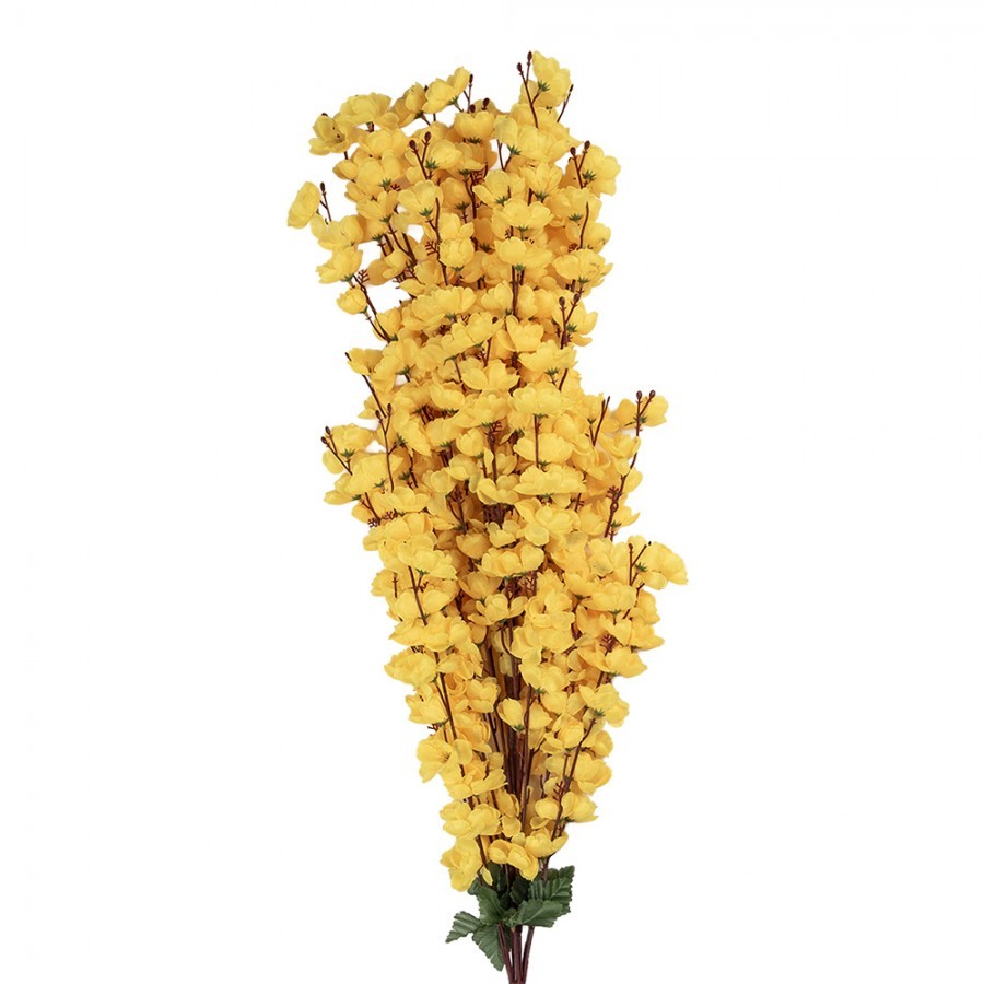 Artificial Flower 100 Cm Yellow Plastic - 15*10*100 cm
