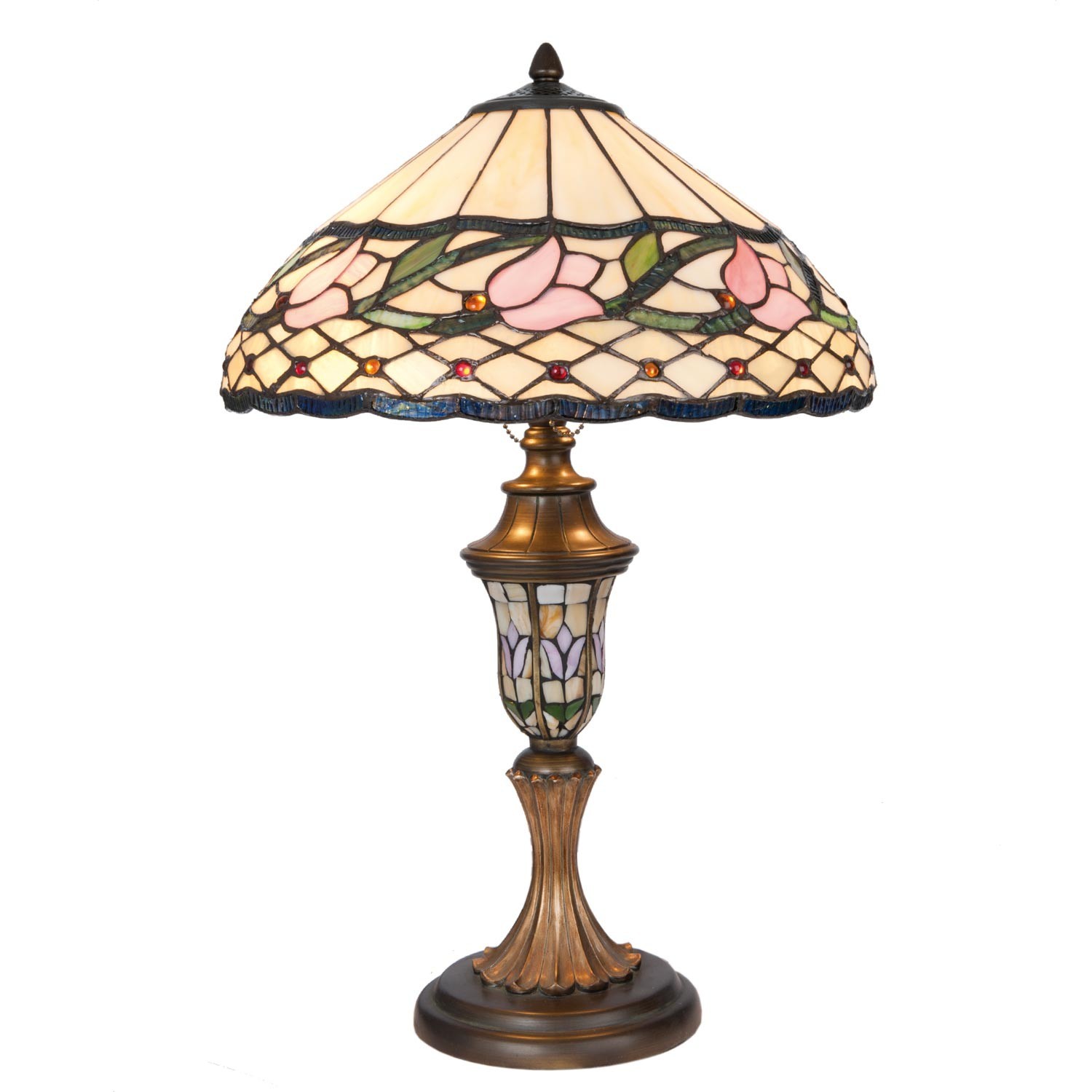 Stolní lampa Tiffany Lovely Tulip - Ø 40*60 cm 5LL-5774