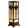 Stolní lampa Tiffany - 12.5*35 cm, 1x E14 / Max 40W.