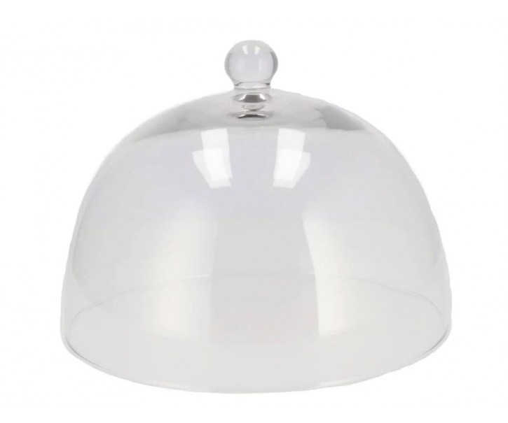 Skleněný transparentní poklop bez podnosu - Ø 21*28 cm daan kromhout