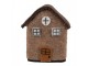Decorative Figurine House 12x7x14 Cm Brown Felt - 12.0 cm Clayre & Eef