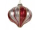 Christmas Bauble ? 8x8 Cm Red Glass - ? 8*8 cm Clayre & Eef