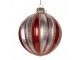 Christmas Bauble ? 8x8 Cm Red Glass - ? 8*8 cm Clayre & Eef