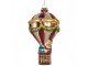Christmas Ornament Hot Air Balloon ? 8x14 Cm Multiple Glass - ? 8*14 cm Clayre & Eef