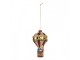 Christmas Ornament Hot Air Balloon ? 8x14 Cm Multiple Glass - ? 8*14 cm Clayre & Eef