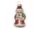 Christmas Ornament Set Of 6 Santa Claus ? 3x35 Cm Red Glass - ? 3*35 cm Clayre & Eef