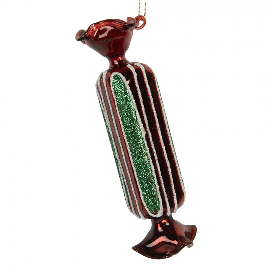 Christmas Ornament ? 4x15 Cm Red Glass - ? 4*15 cm