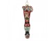 Christmas Ornament Elf 4x2x13 Cm Red Glass - 4.0 cm Clayre & Eef