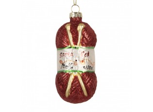 Christmas Ornament ? 5x10 Cm Red Glass - Christmas