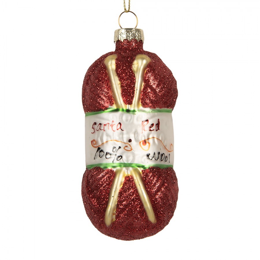 Christmas Ornament ? 5x10 Cm Red Glass - Christmas