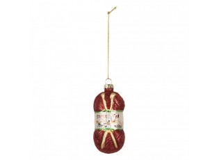 Christmas Ornament ? 5x10 Cm Red Glass - Christmas