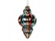 Christmas Bauble ? 7x12 Cm Multicoloured Glass - ? 7*12 cm Clayre & Eef