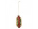 Christmas Ornament 4x3x10 Cm Gold Colored Glass - 10.0 cm Clayre & Eef