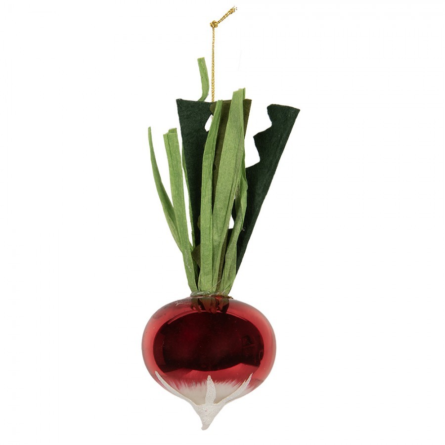 Christmas Ornament ? 6x15 Cm Red Glass - ? 6*15 cm Clayre & Eef Christmas Ornament ? 6x15 Cm Red Glass - ? 6*15 cm Clayre & Eef